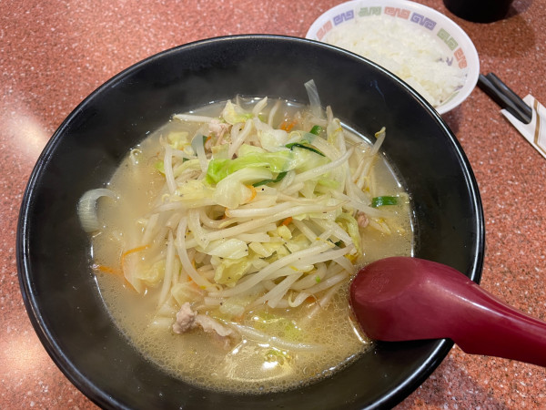 「タンメン定食」@ラーメン王の写真