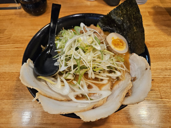 「味噌ネギチャーシューめん」@北海道ラーメン 月形の写真