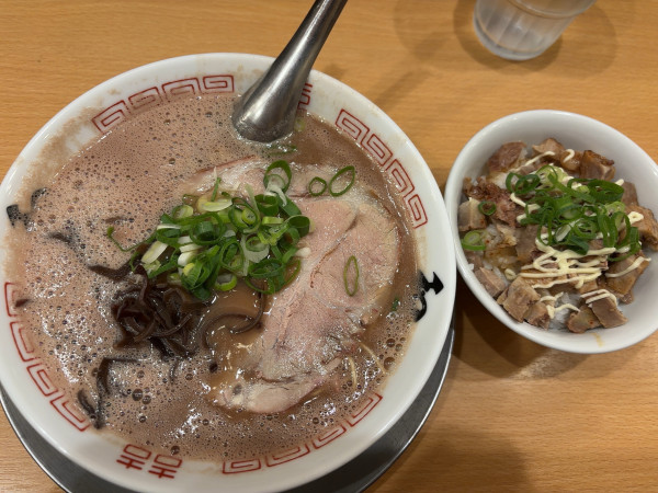 「Aランチ　チャーマヨ丼セット1100円」@博多ラーメン 和の写真