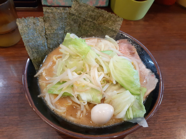 「味噌ラーメン」@横浜家系ラーメン 大岡家 鶴川店の写真