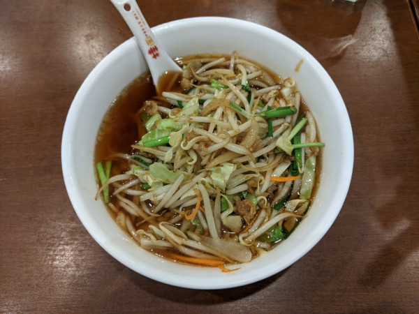 「野菜たっぷりタンメン：750円＋消費税」@桂園 半蔵門店の写真