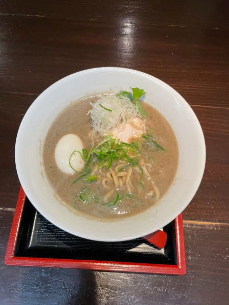 「濃厚豚煮干しそば」@豚白湯創作麺処 友池の写真