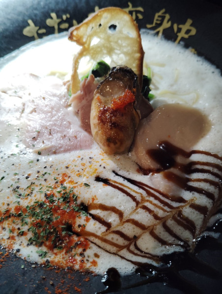 「牡蠣豆乳ラーメン」@ただいま、変身中。の写真