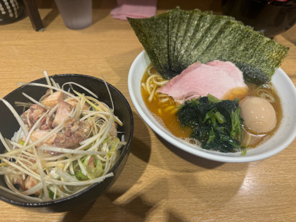 「のりらーめん」@横浜家系ラーメン 蓮の写真