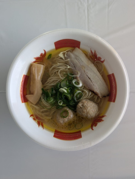 「日本三大地鶏極上塩らあ麺［自家製麺 竜葵］」@第2回ラーメン万博2024 in TSUCHIURAの写真