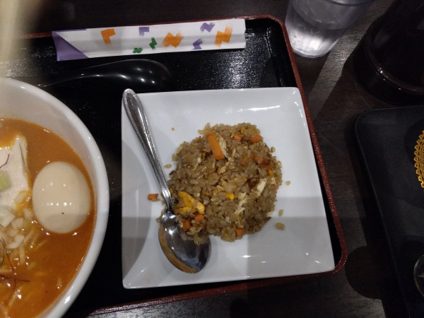 「半チャーハン(390円)」@中華そば みずはの写真