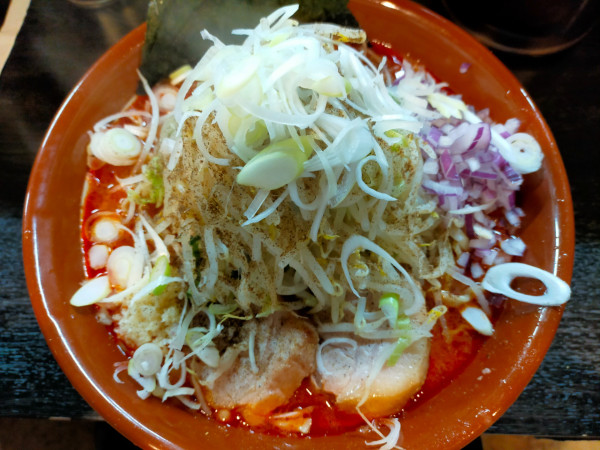 「【限定】トムヤムタイツ君1400円+パクチー100円」@豚星。の写真