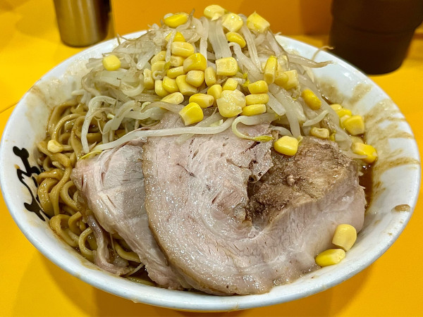 「噌味(濃厚味噌ラーメン) そのまま」@ラーメン二郎 八王子野猿街道店2の写真