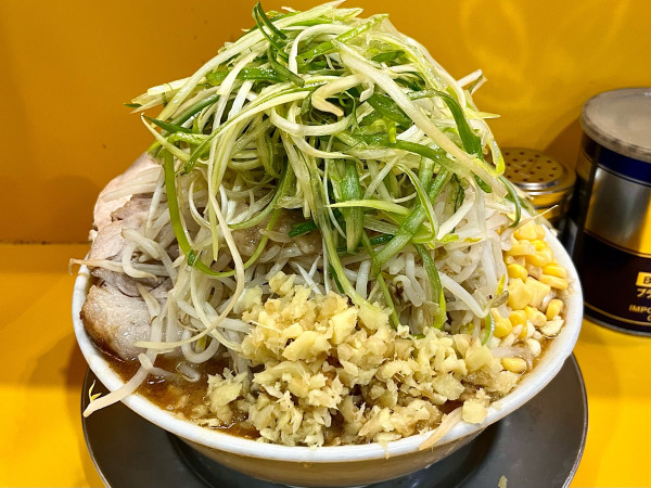 「大噌味(濃厚味噌ラーメン)  しょうが ネギ」@ラーメン二郎 八王子野猿街道店2の写真