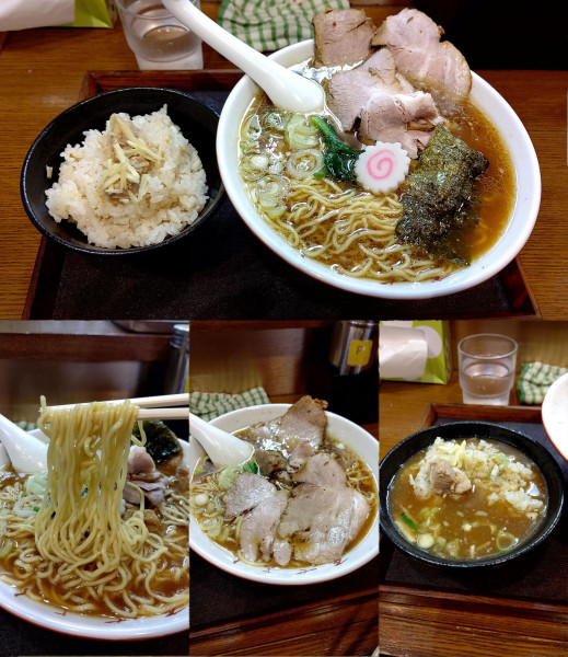 「『チャーシューメン+ミニしょうがめし(¥1050+200)』」@中華そば政好の写真