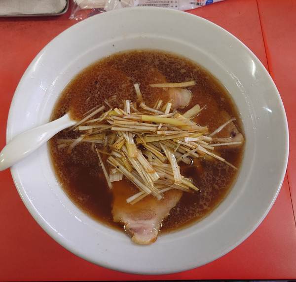「ネギチャーシュー(麺少なめ、1000円)」@ラーメンショップ 玉川店の写真