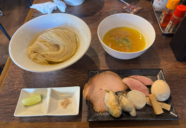 「【限定】鰹昆布水の極上貝出汁つけ麺」@麺屋 真心の写真