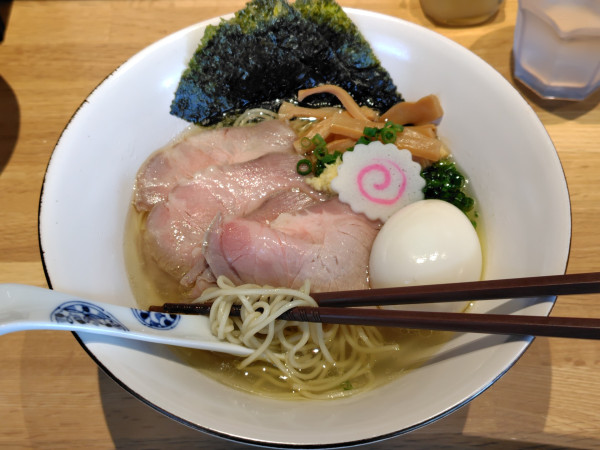 「特製ラーメン(塩)·半ライス·麺増し」@麺屋 加減の写真