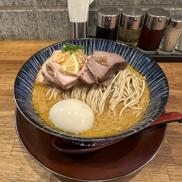 「あん肝そば」@麺処 青野の写真