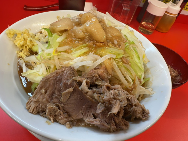 「【限定】味噌らーめん＋節玉」@ラーメン ノックアウト 小松川店の写真
