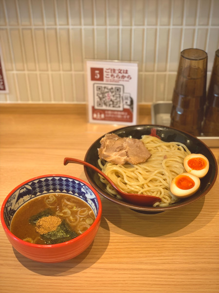 「ちゃーたまつけ麺」@つけ麺専門店 三田製麺所 八幡山店の写真
