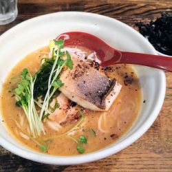 【限定】ホッケの鶏白湯+岩海苔