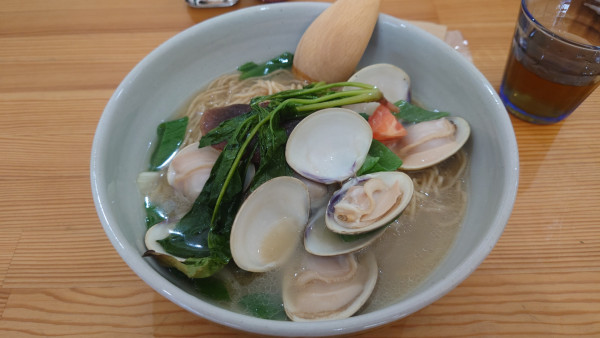 「はまぐり塩そば」@幻のタンポポ 寳登山参道本店の写真