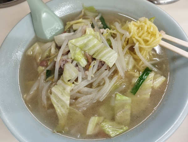 「タンメン(600)」@食堂 永楽の写真