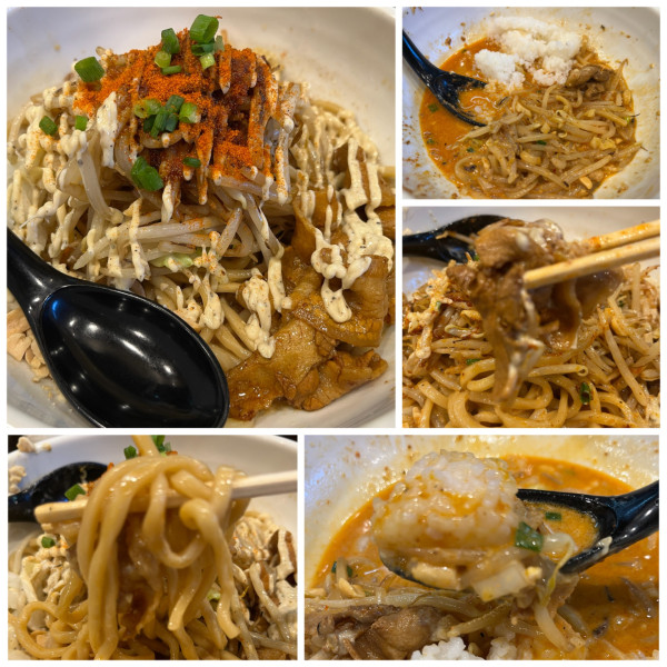 「焦がしらー油まぜそば (辛) にんにく、ペッパーマヨ、追い飯」@焦乃香.の写真