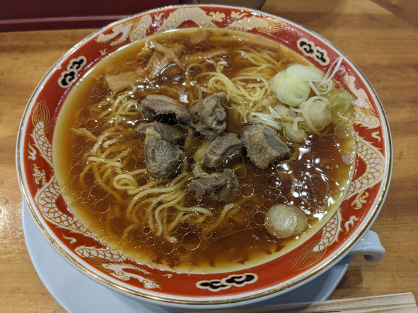 「地鶏らーめん」@らーめん秋田 ひない軒の写真