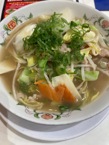 「ニンニク生姜タンメン」@餃子の王将 野方店の写真