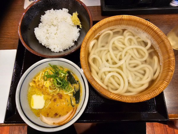 「【限定】味噌カレーミルクつけ汁　790円」@丸亀製麺 弘前店の写真