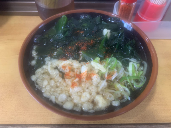 「わかめそば 650円」@さぬき屋の写真