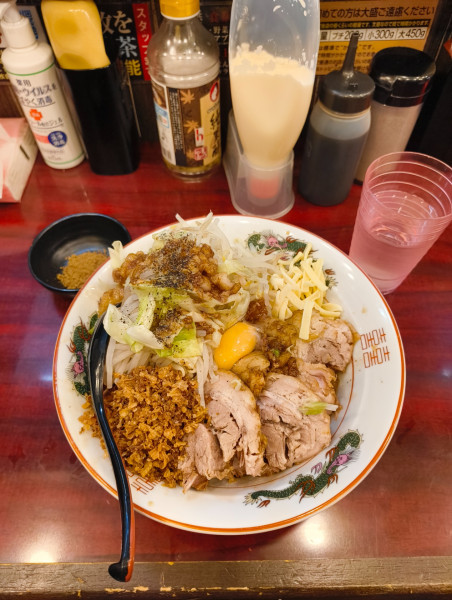 「小汁なし+豚増2枚　1310円」@ぶっ豚 向ヶ丘遊園店の写真