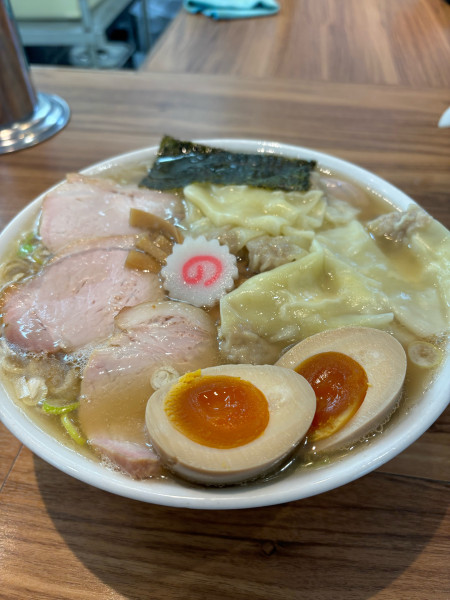 「特製中華そば　塩　大盛り」@飯村製作所の写真