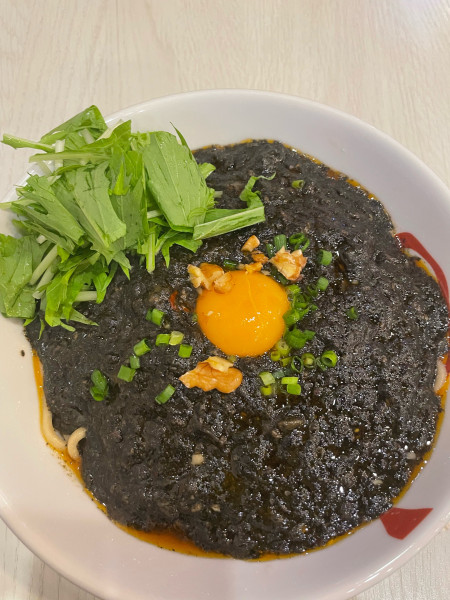 「汁なし黒胡麻」@佐藤製麺所の写真