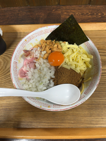 「【限定】カレーまぜそば」@らぁ麺 大金星の写真