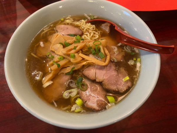 「チャーシューメン大盛り(1,023円)」@百楽門 元山店の写真