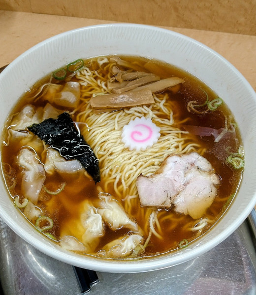 「ワンタン麺」@一ノ割大勝軒の写真