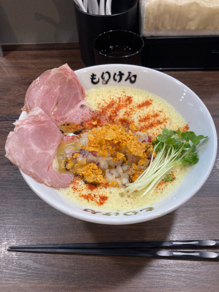 「カレーぱいたん+レアチャーシュー2枚」@盛田軒 もりたラーメン研究所の写真