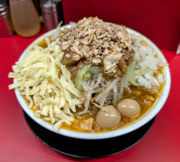 「ラーメン中980円＋限定カレーDX200円（チーズ、ウズラ、フラ」@ラーメン二九六の写真