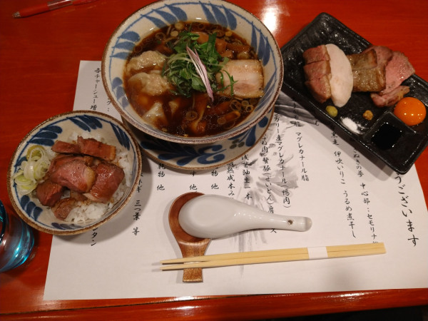 「特製中華そば 2000円」@中華そば 鴨福の写真