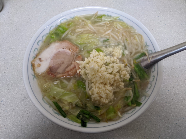 「ニンニクたんめん：900円」@なかやの写真