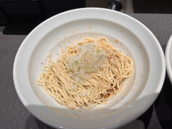 「黒酢和え玉」@丿貫 東京の写真