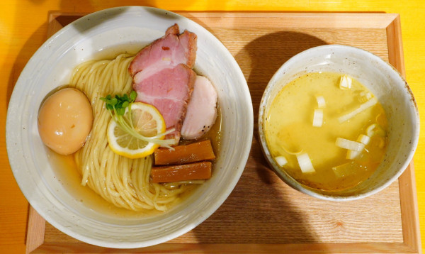 「味玉昆布水つけ麺 塩」@BABA NOODLE HOUSEの写真