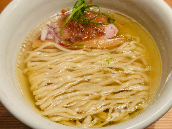 「先掛け(半麺) 塩 700円」@Homemade Ramen 麦苗の写真