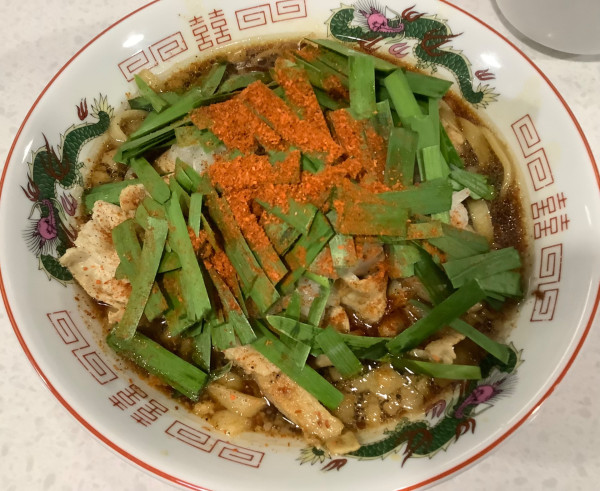 「[限定] ギャク星印　ストロングスタイルそば　＋　ニラ」@ラーメン星印の写真