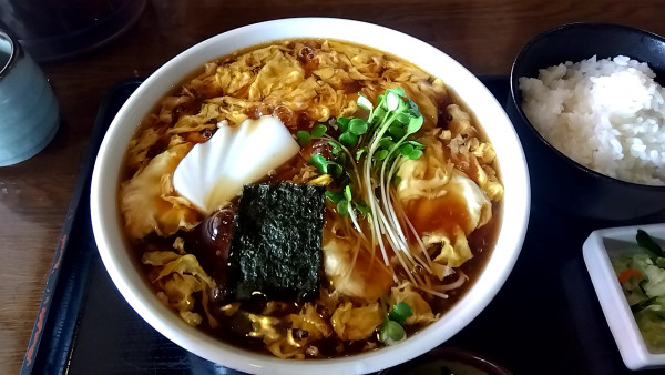 「かき玉そば（８４０円）」@味奈登庵 都筑佐江戸店の写真