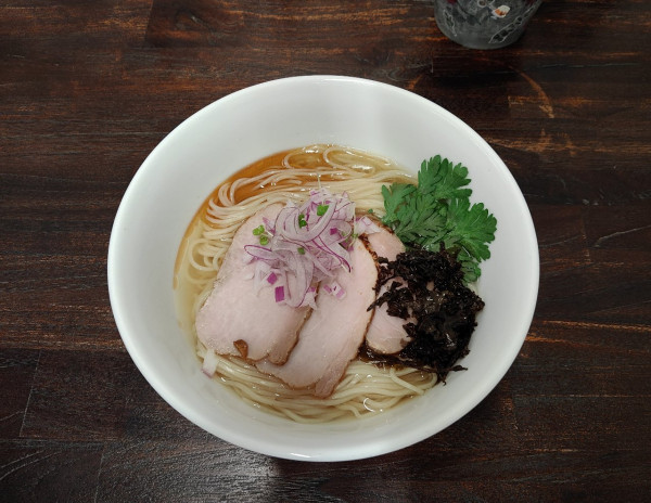 「さんま煮干しそば 麺大盛り」@ラーメン・ごはん 倉家の写真