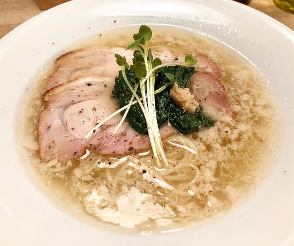 「【限定】背脂生姜そば　塩　1500円」@KITCHEN TAKANOの写真