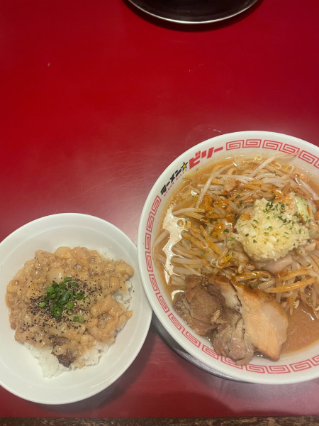 「味噌ラーメン　脂飯」@ラーメン☆ビリーの写真
