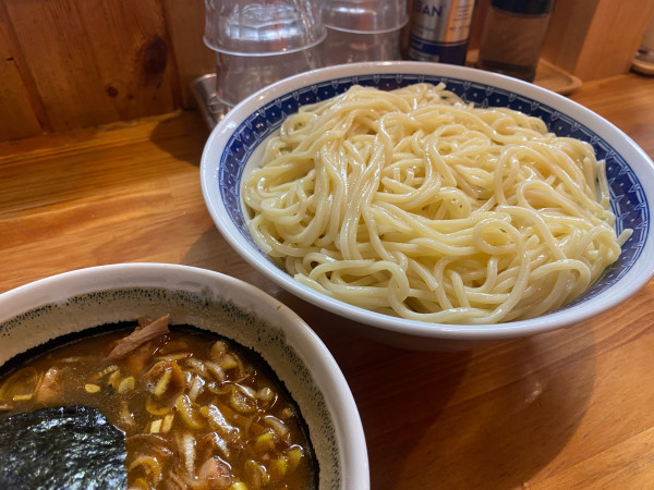 「味玉つけ麺　中盛」@自家製中華そば としおかの写真