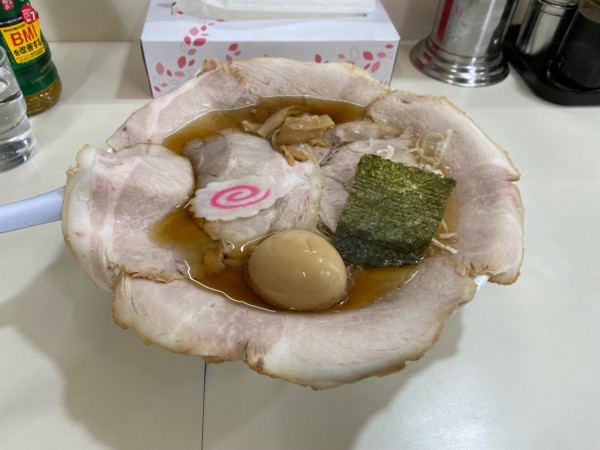 「チャーシュー麺、半熟味玉(1020円)」@ラーメン そばよしの写真