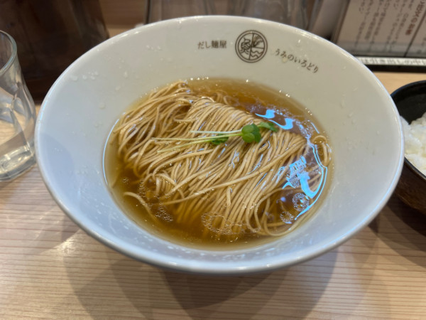 「だし麺塩」@だし麺屋 うみのいろどりの写真