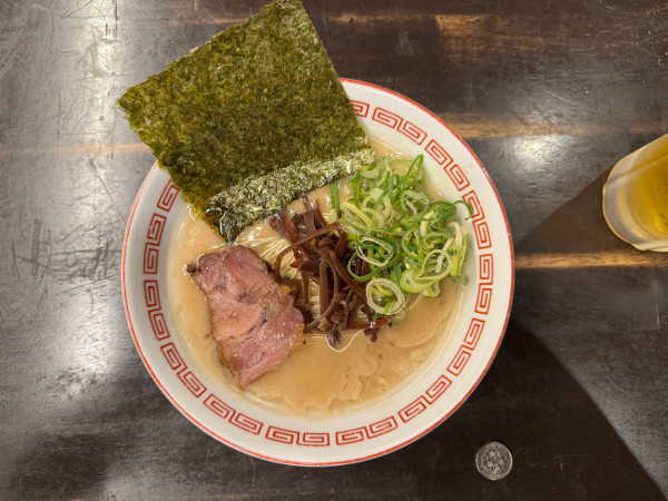 「濃厚豚骨」@博多とんこつ 豚の足跡の写真